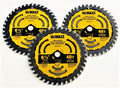3 Dewalt 6-1/2" Carbide Circular Saw Blades