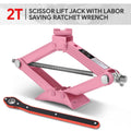 4409lbs Capacity 17.4in Lift Steel Pink Leveling | Built Supply Co