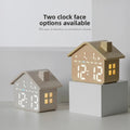 House Shaped Alarm Clock For Children With Digital Readout And Night