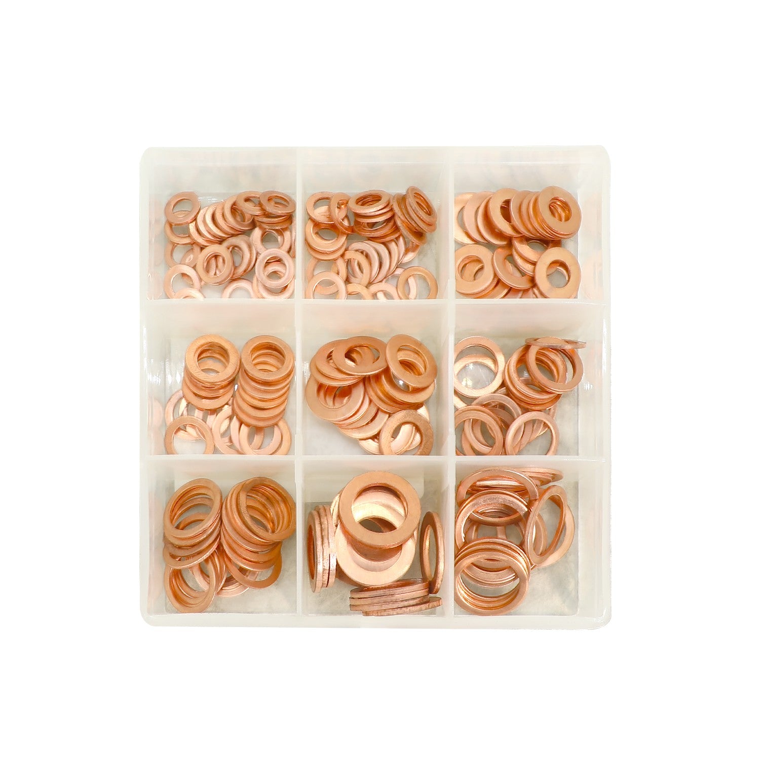 Solid Copper Crush Washer Gasket Set Flat O-ring | Built Supply Co