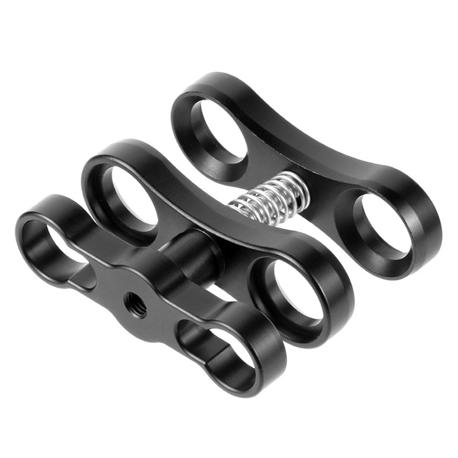 Aluminum Alloy 1 Inch Ball Butterfly Clip Lights Arm Bracket Holder