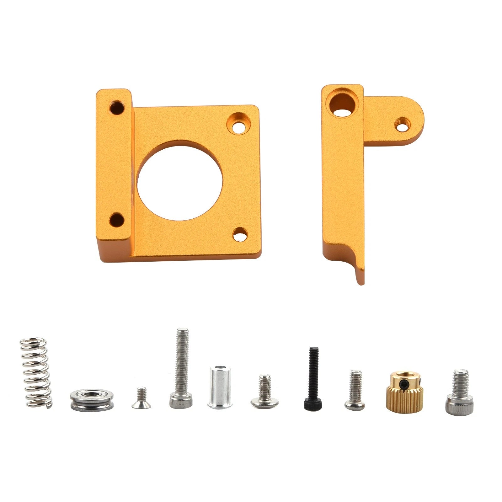 Mk8 Extruder Aluminum Block Right Left Hand For 1.75mm Filament 3d