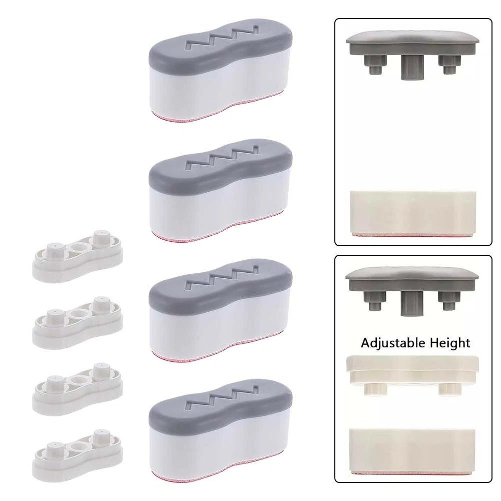 Bidet Toilet Seat Bumpers Height Adjustable Pads With Strong