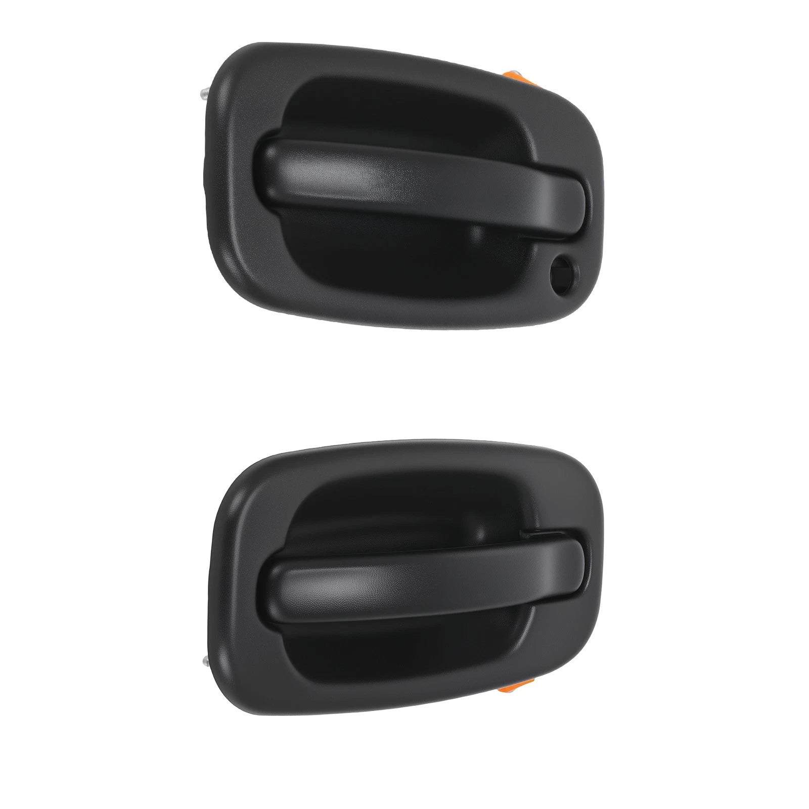 Black Exterior Door Handle for Chevrolet Silverado 1500 1999-2006 Front 2PC
