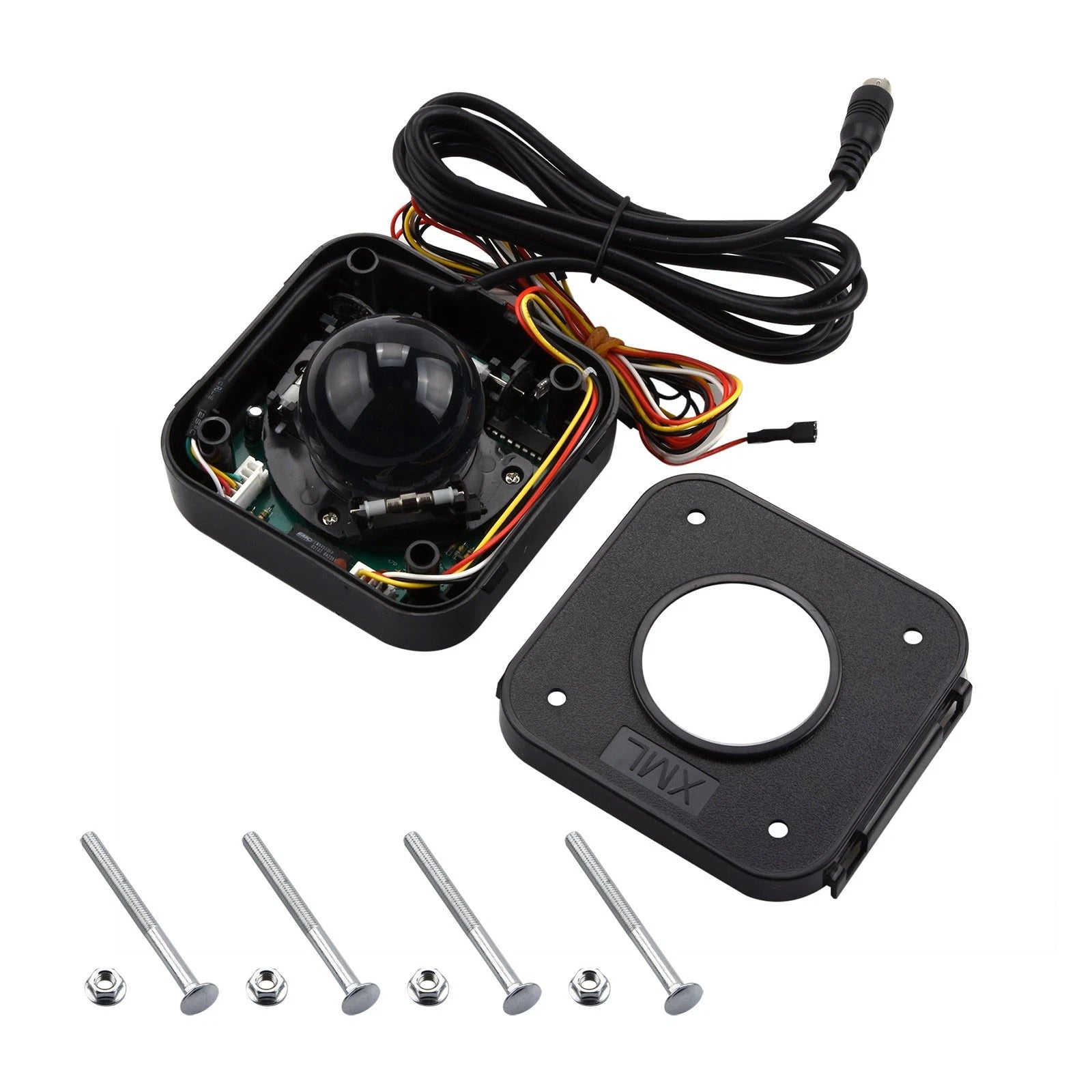 Round 4.5cm Green Ps2 Pcb Connector Trackball Mouse With Screws