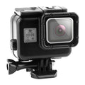 Black 40m Diving Waterproof Case Touch Screen Backdoor For Gopro Hero