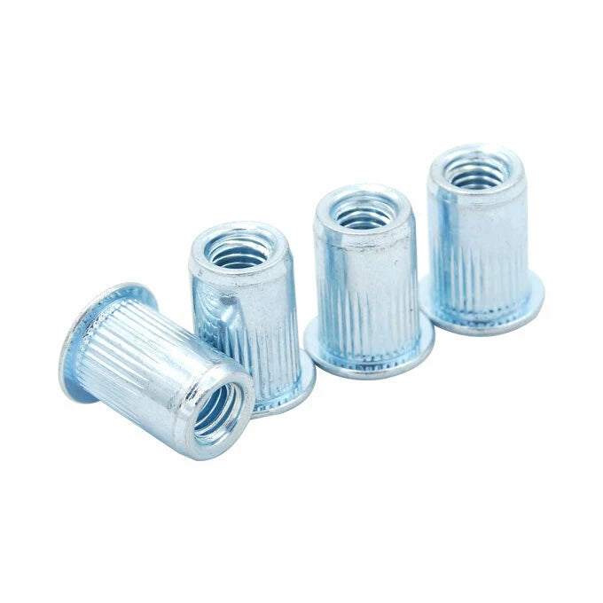 Nutsert Rivet Nut Threaded Steel Zinc Plated Umbrella Head Knurled