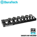 DURATECH Magnetic Socket Organizer 1/2" Drive SAE Socket Holder Socket