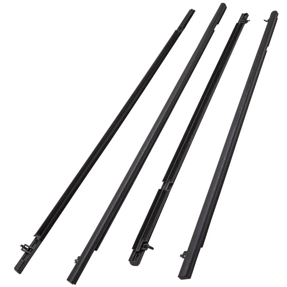 4x Car Window Moulding Weathers trip Seal Belt Fit Honda Civic 2006-2011