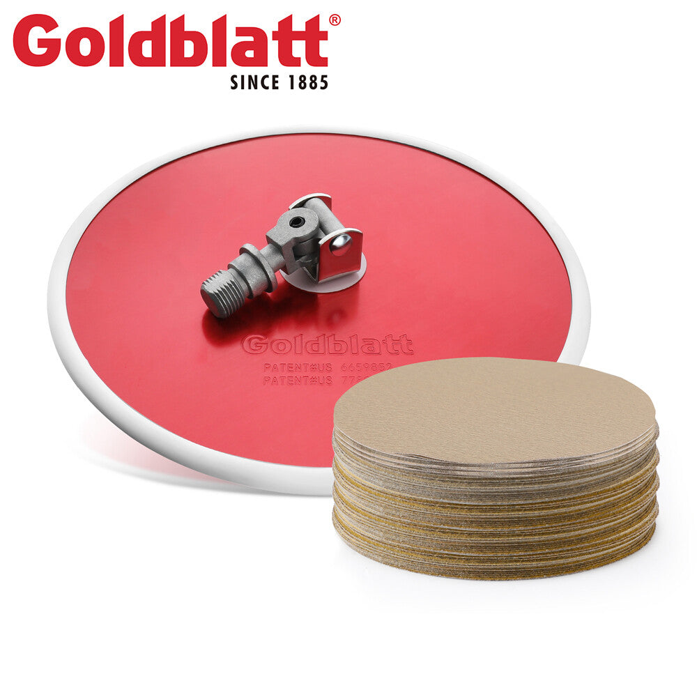 Goldblatt 9" Drywall Sander Hook Loop 80 x 100/180 Mixed Grit 30pc