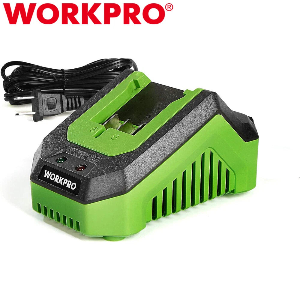 Workpro 20V Lithium Battery Charger For Workpro 20V 2.0ah &4.0ah