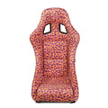 Nrg Innovations Orange Savage Leopard Fixed Back | Built Supply Co