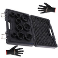 3/4" Drive Grooved Lock Nuts Socket Set For KM9 KM10 KM11 KM12 Kit