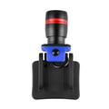 Led Clip-on Head Torch Cap Hat Light Headlamp Fishing Zoomable Torch