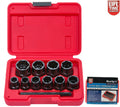 BlueSpot 10pc Damaged Nut Bolt Remover Socket Set by BlueSpot