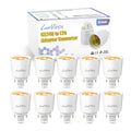 Gx24q to E26/e27 Led Light Sockets Adapter, Gx24 to Medium Edison Bulb