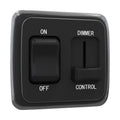 Black Plastic 12V Dc Dimmer Switch For Rv Trailer Boat Marine Led