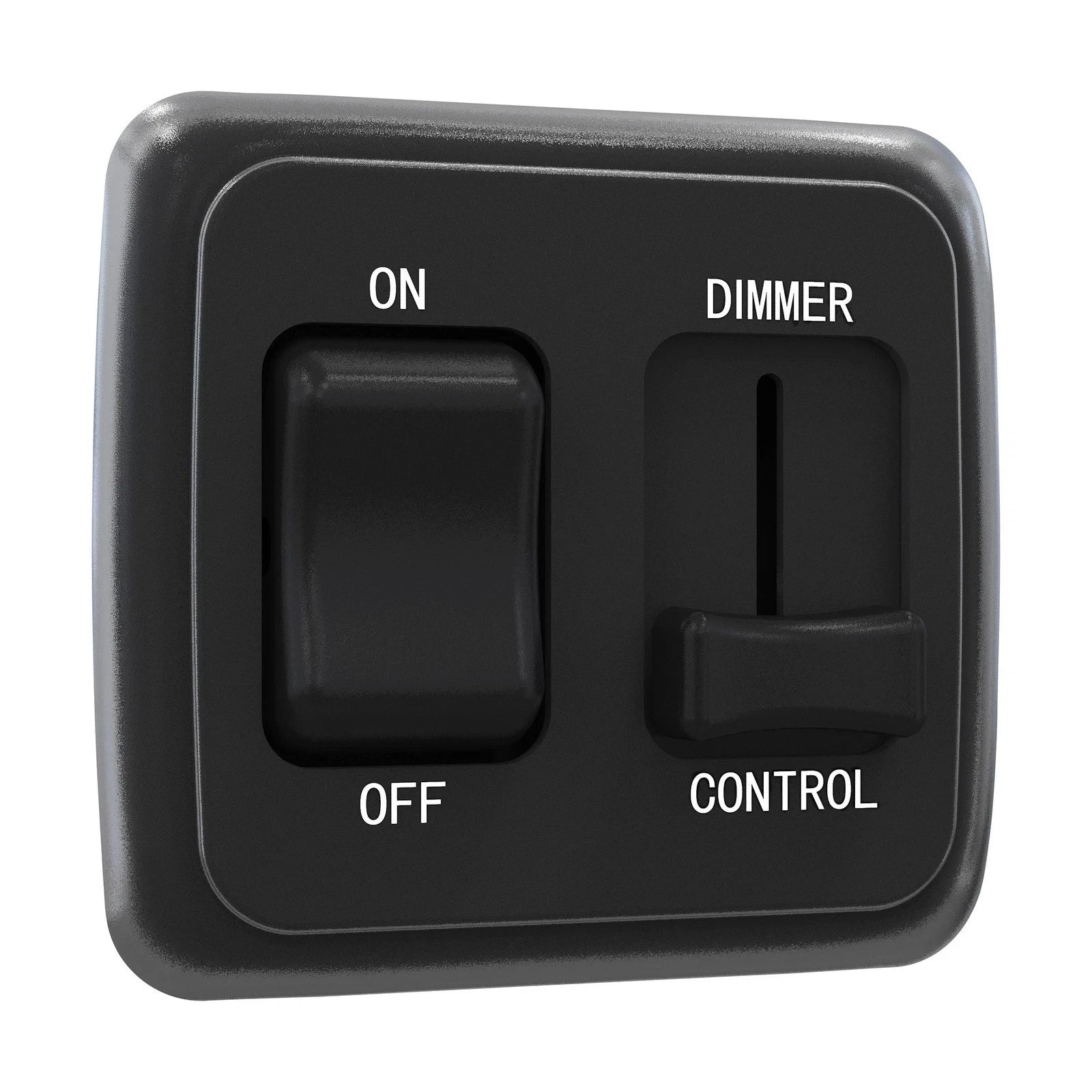Black Plastic 12V Dc Dimmer Switch For Rv Trailer Boat Marine Led