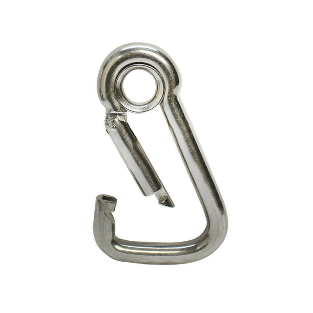 Snap Hook Carabiner With Eyelet 3/8" Diameter & 3-7/8" Length, 400
