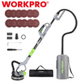 WORKPRO 720W Drywall Sander Kit Electric Sander 7 Speed 1100-1850RPM