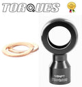 14.5mm Eye Banjo with Female 1/8" NPT Thread Sensor Adapter in Black