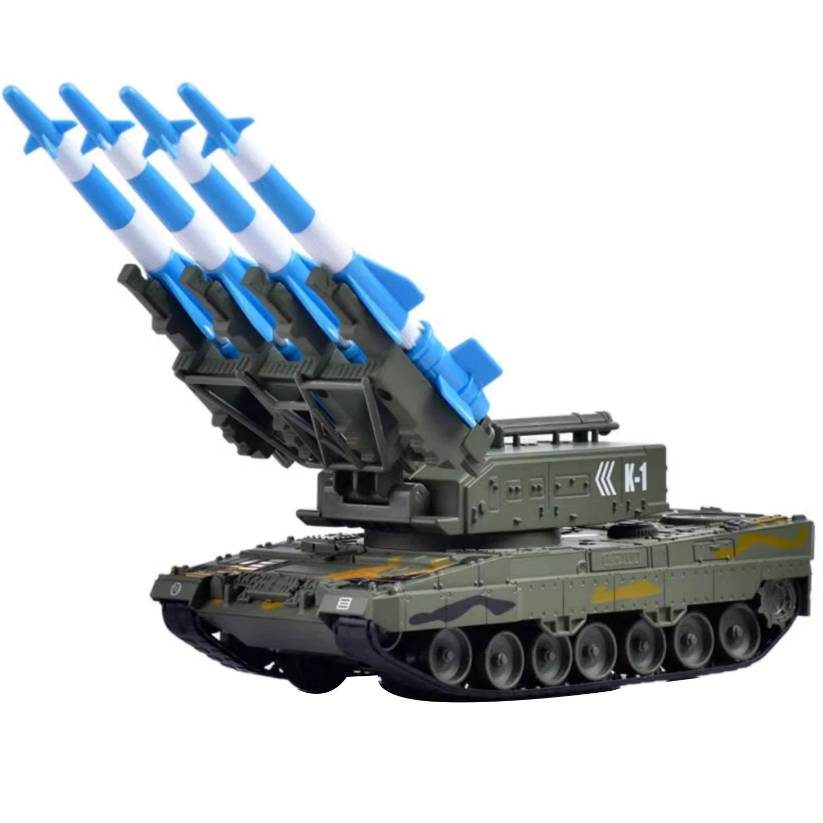 Alloy 1/40 Scale Military Series Air Defense Missile Tank Model