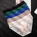 Mens Ultrathin Mesh Letter Print Briefs See Through Low Waist