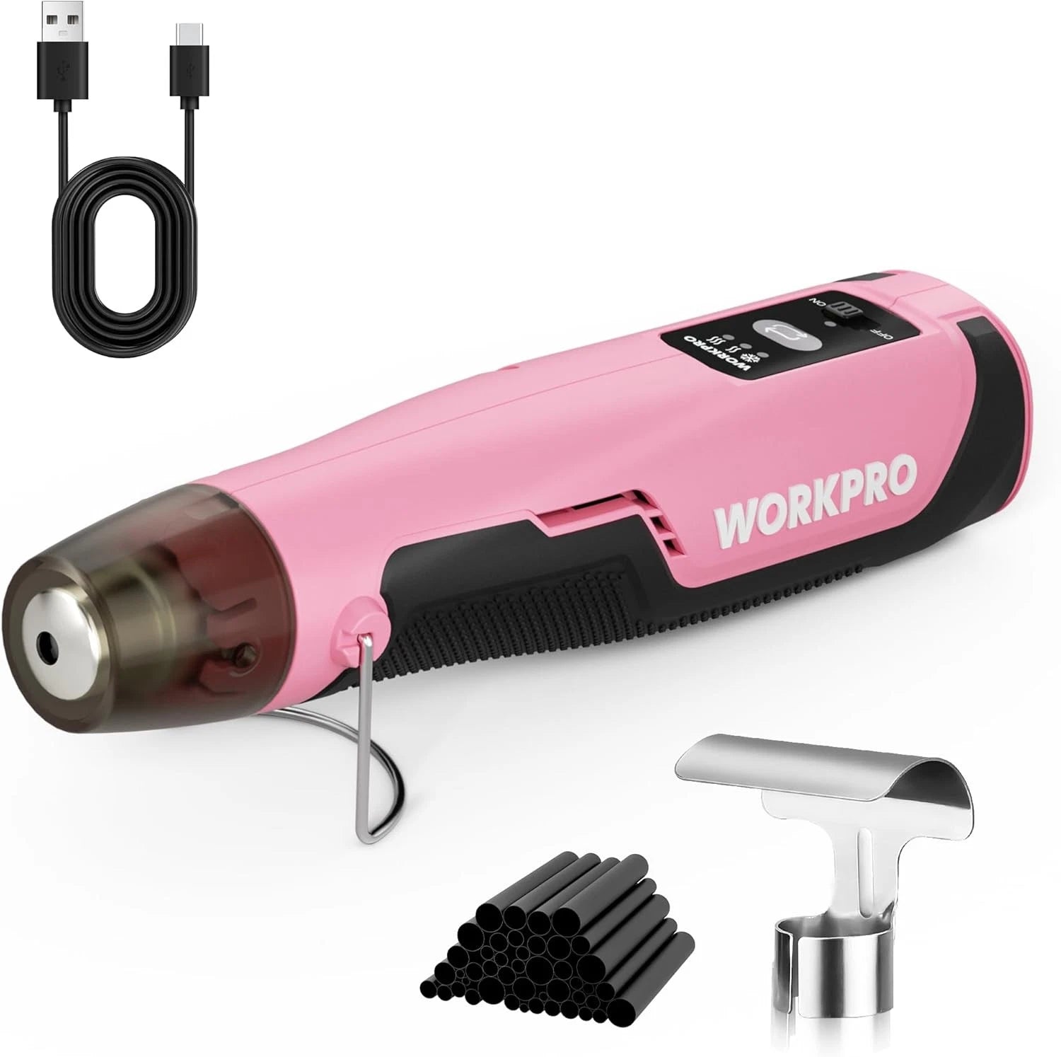 Workpro 7.2V Cordless Mini Heat Gun For Diy Crafts 4000mah Hot Air