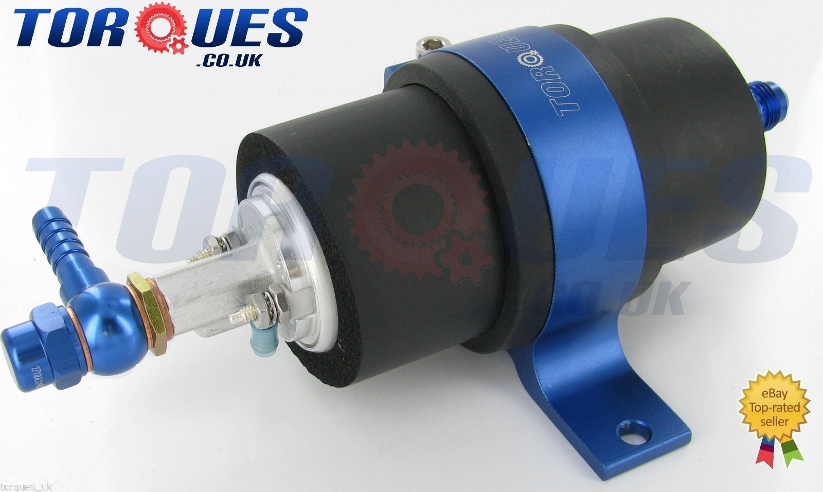 Walbro Gsl392 255 Lph Fuel Pump + Billet Cradle + Barbed Push on