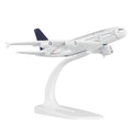1/400 A380 German Lufthansa Airbus Civil Airliner Model Aircraft