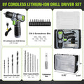 8V Cordless Power Drill Set