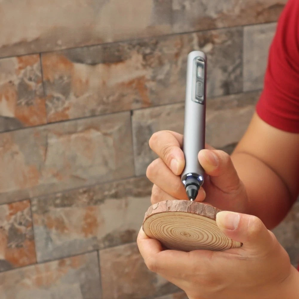 Engraving Pen With 5 Adjustable Speeds Led Light And 30 Rotary Tool