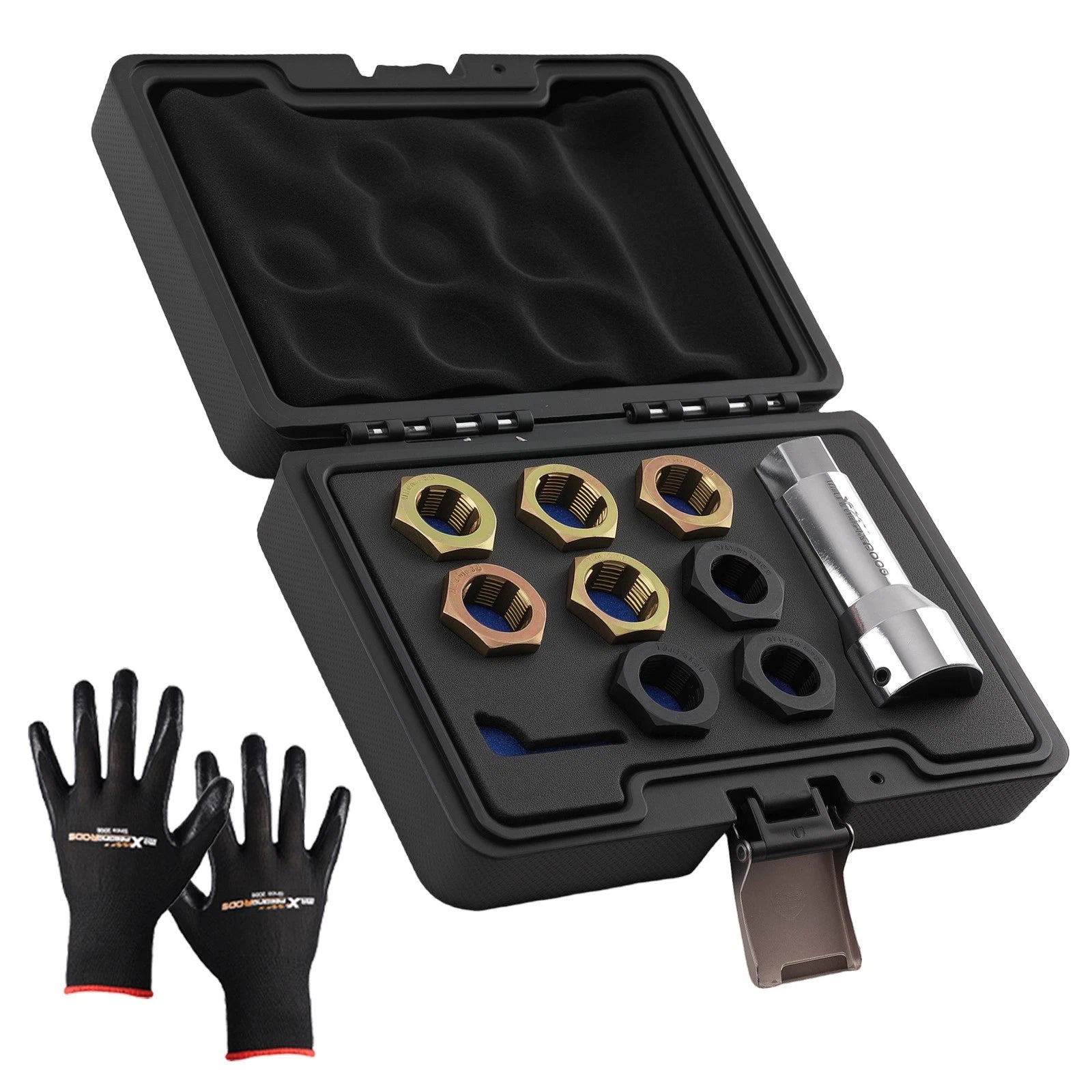 Thread Repair Kit with Grooved Design for Rust Removal M20-M24/UNF Sizes