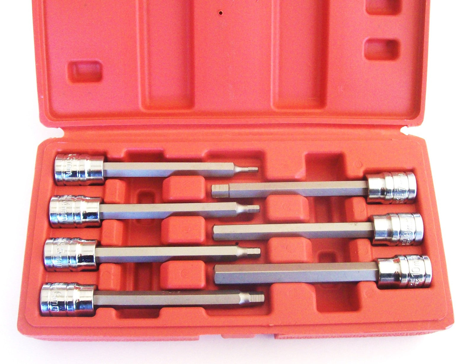7pc ATE PRO 3/8" DRIVE EXTRA LONG HEX ALLEN BIT SOCKET