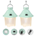 2pack 450lm Rechargeable Camping Lantern Magnetic Top Hook 5 Lighting
