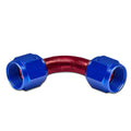 Aluminum 12an An12 12-an 90 Swivel Oil/fuel Line | Built Supply Co