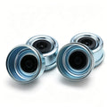 2.44" For Dexter Dust Cap Zinc Steel Rustproof W/ Integrated Plug