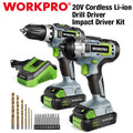 Workpro 20V Cordless Drill Combo Kit Drill | Built Supply Co