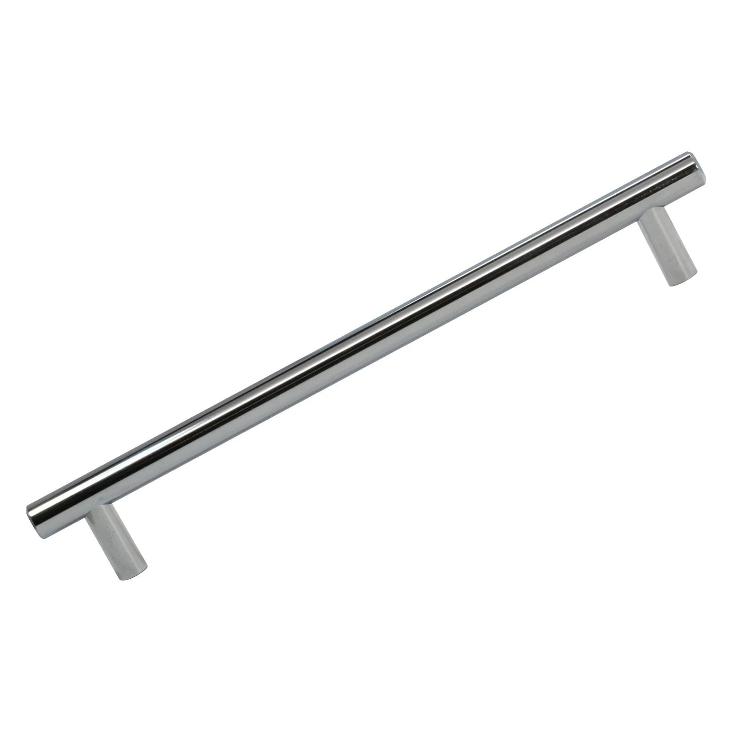 Rok Contemporary Euro Style Metal Handle, Chrome 9-1/8" (232mm)