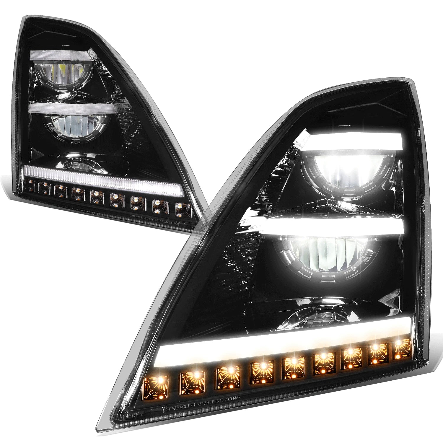 Fit 18-24 Volvo Vnl Vnr 300/ 400 Led Drl Sequential | Built Supply Co
