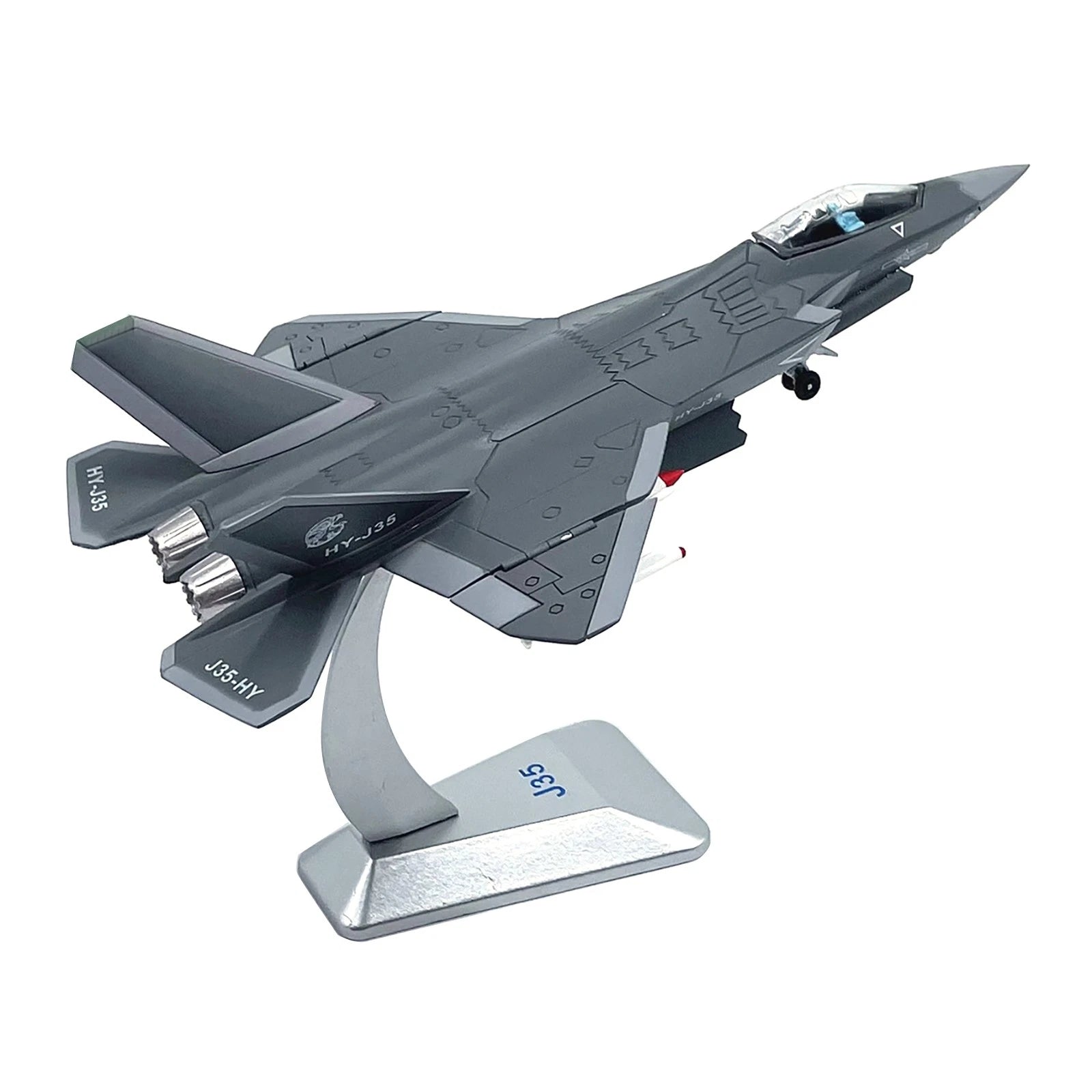 1/100 Diecast China Air Force J-35 Fighter Model | Built Supply Co