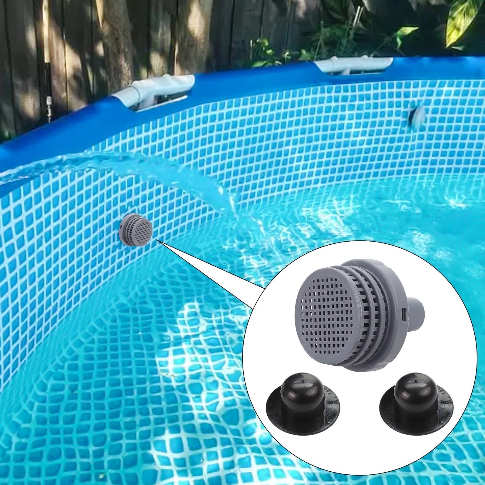 Swimming Pool Maintenance Pool Pump Inlet Compatible With Summer