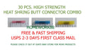 High Strength Heat Shrink Butt Connectors 30 Pack