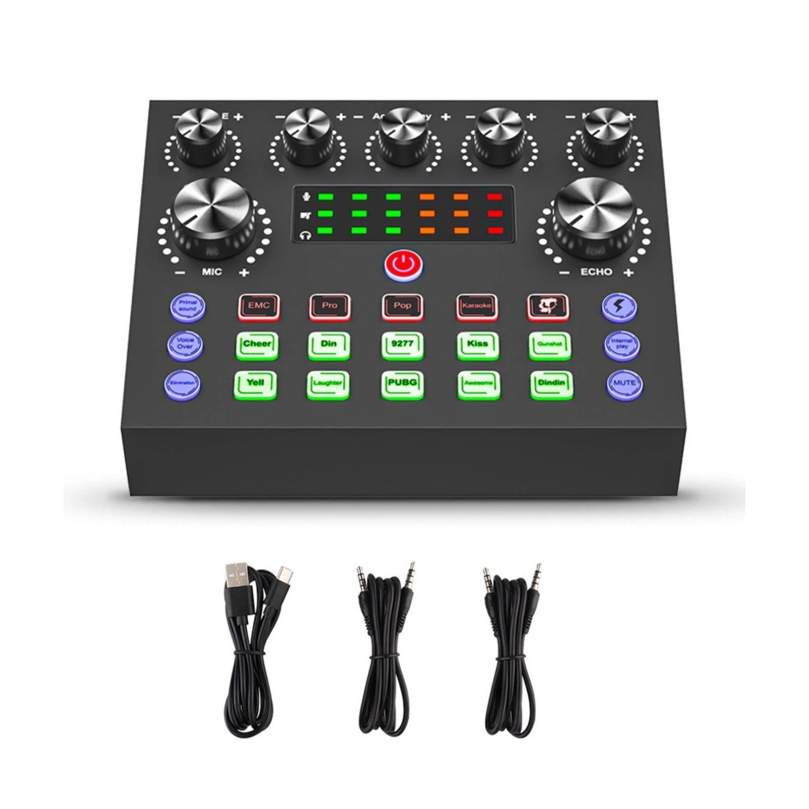 1set V8s Sound Card Professional Audio Equipment For Live Steaming