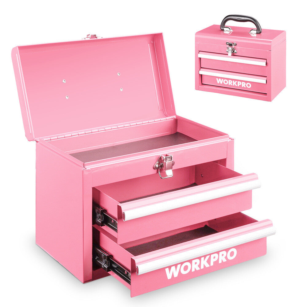 WORKPRO Portable Mini Tool Box 2 Drawers by WORKPRO