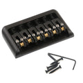6 String Roller Saddle Hardtail Bridge Durable For Electric Guitar