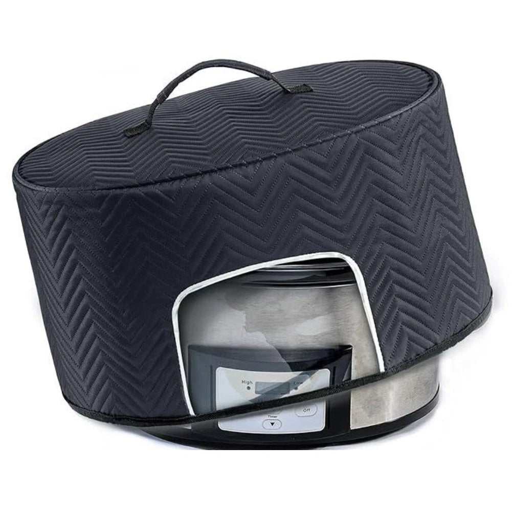 Slow Cooker Lid Cover With Clear Window And Inner Aluminum Foil Layer