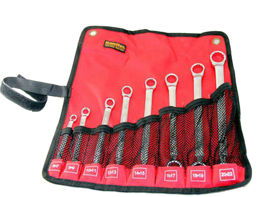 Double Offset Ring Spanner Wrench With Fully Polished Set Metric