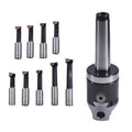 Mt2 50mm Boring Head With 9pcs 12mm Carbide Tips Set Usa Sell