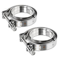 3" Od V-band Turbo Clamp & 3" Flange Set X2 304 | Built Supply Co